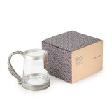Engraveable | Royal Selangor 570ml Woodland Glass and Pewter Tankard