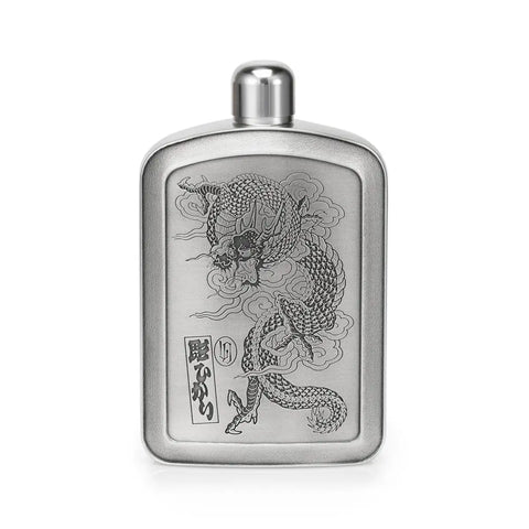 Engraveable | Royal Selangor 150ml Ortis Dragon Hip Flask. Limited edition.