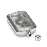 Engraveable | Royal Selangor 150ml Ortis Dragon Hip Flask. Limited edition.