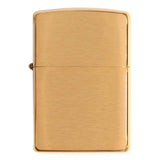 Engravable | Armour Brushed Brass Zippo Lighter.