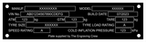 ADR 61/03 Compliant | Durable Black Trailer Vehicle Plate