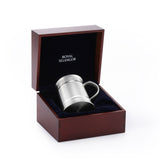 Engraveable | Royal Selangor 270ml Straight sided Pewter Tankard. Wooden Gift Box.
