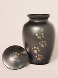 Engrave today | 8" (1.7L) Paws-to-Heaven Urn. Grey.