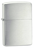 Engravable | Armour Brushed Chrome Zippo Lighter.
