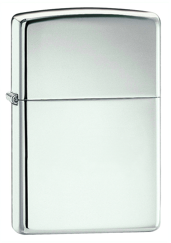 Engravable | Armour High Polish Chrome Zippo Lighter.