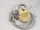 Built tough - Alcatraz style tough Brass Prison Lock | Engrave today