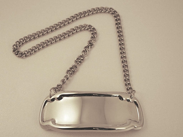 Sterling silver name shop plate