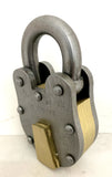 Built tough - Alcatraz style tough Iron Prison Lock | Engrave today