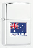 Engravable  | Zippo Lighter with Australian Flag.