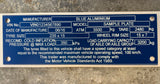 Pre 30 June 2023 | Durable Blue Compliance plate for new & used trailers made in Australia.