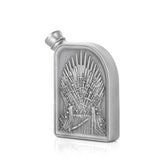 Engraveable GoT | Iron Throne Hip Flask | Royal Selangor Pewter