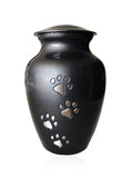 Engrave today | 8" (1.7L) Paws-to-Heaven Urn. Grey.