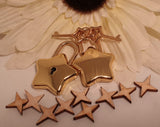 Engravable | Gold Mini Star Love Lock.