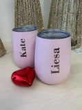 Engravable | 180ml Champagne Tumbler Avanti | Pink