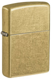 Engravable | Street Brass (regular)  Zippo Lighter.