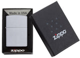 Engravable | Satin Chrome Zippo Lighter