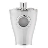 Engraveable | Royal Selangor 80ml Pewter Ship Flask.  Wooden Gift Box.
