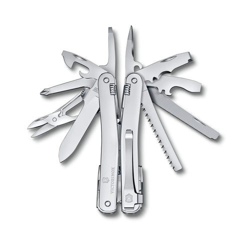 Engraveable | Victorinox Swiss Tool Spirit MX (Silver) with clip