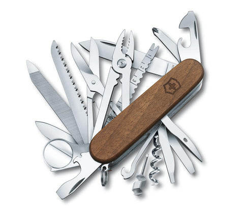 Engraveable | Victorinox Swiss Champ (Walnut Wood)