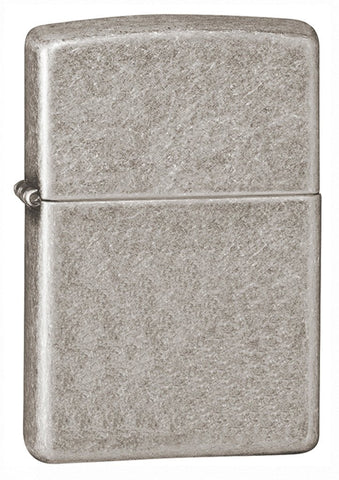 Engravable | Antique Silver Zippo Lighter.