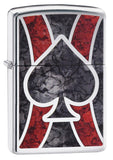 Engravable | Ace of Spades Fusion Zippo Lighter.