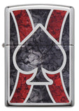 Engravable |  Ace of Spades Fusion Zippo Lighter.