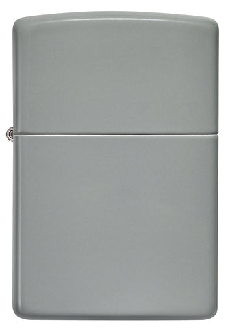 Engravable | Grey (flat) Zippo Lighter.