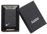 Engravable | Zippo Pipe Lighter, Matte Black.