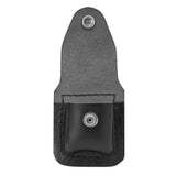Zippo Black Leather Pouch with Clip.