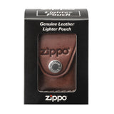 Zippo Brown Leather Pouch with Clip.