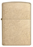 Engravable | Tumbled Brass Zippo Lighter.