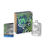 Engraveable | Royal Selangor 150ml Ortis Dragon Hip Flask. Limited edition.