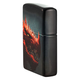 Engravable | Yellow Eyed Red Dragon Zippo lighter.