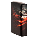 Engravable | Yellow Eyed Red Dragon Zippo lighter.