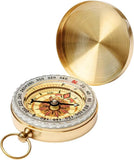 Engraveable | Brass Compass in Black Wooden Box