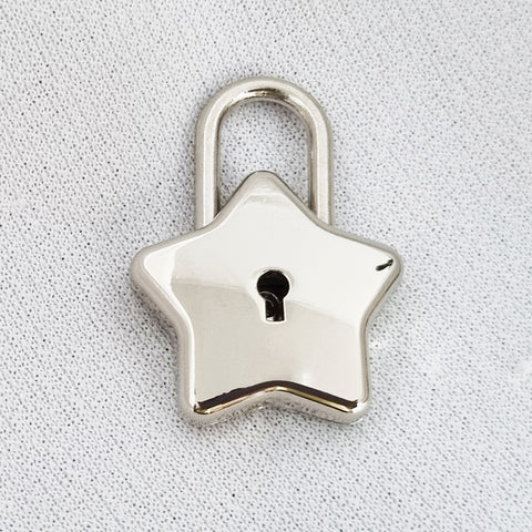 Engravable | Silver Mini Star Love Lock.