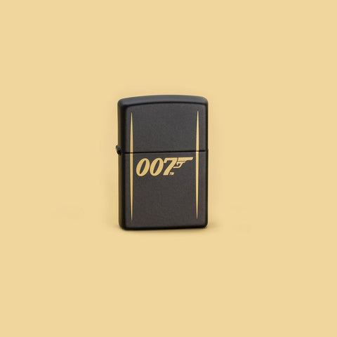 Engravable | 007 James Bond Black Matte Zippo lighter. – Engraving