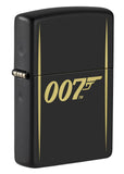 Engravable | 007 James Bond Black Matte Zippo lighter.