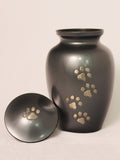 Engrave today | 6" (650ml) Paws-to-Heaven Urn. Grey.