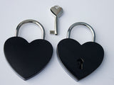 Engravable | Black Love Lock.