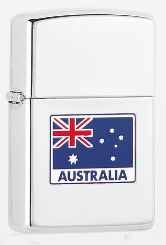 Engravable  | Zippo Lighter with Australian Flag.