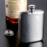Engraveable | Royal Selangor 140ml (leather texture) Impression Pewter Hip flask LG.