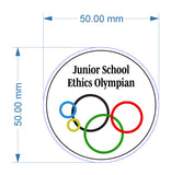 Junior School | Ethics Olympiad Blazer Participation Lapel Pins per set of 5