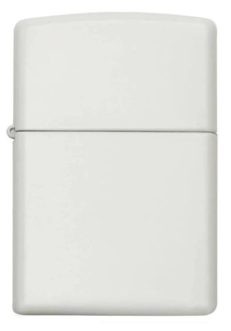 Engravable | Matte White Zippo Lighter.