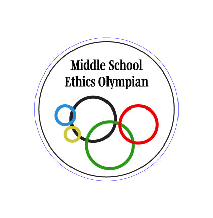 Middle School | Ethics Olympiad Blazer Participation Lapel Pins per set of 5