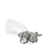Engraveable | Sinuous serpents base wrapped around a Lewis Drinking Horn | Royal Selangor.