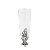 Engraveable | Sinuous serpents base wrapped around a Lewis Drinking Horn | Royal Selangor.