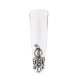 Engraveable | Sinuous serpents base wrapped around a Lewis Drinking Horn | Royal Selangor.
