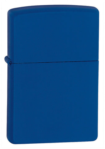 Engravable | Royal Blue Matte Zippo Lighter.