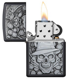 Engravable | Gambling Skull Zippo lighter.